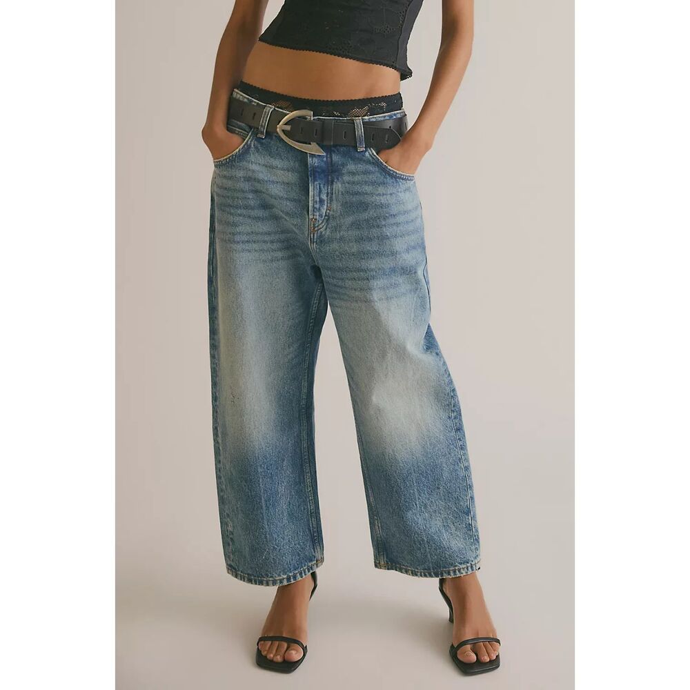 We The Free Deep Trance Dropped Boyfriend Jeans, From Beyond, Size 27 - Picture 2 of 13